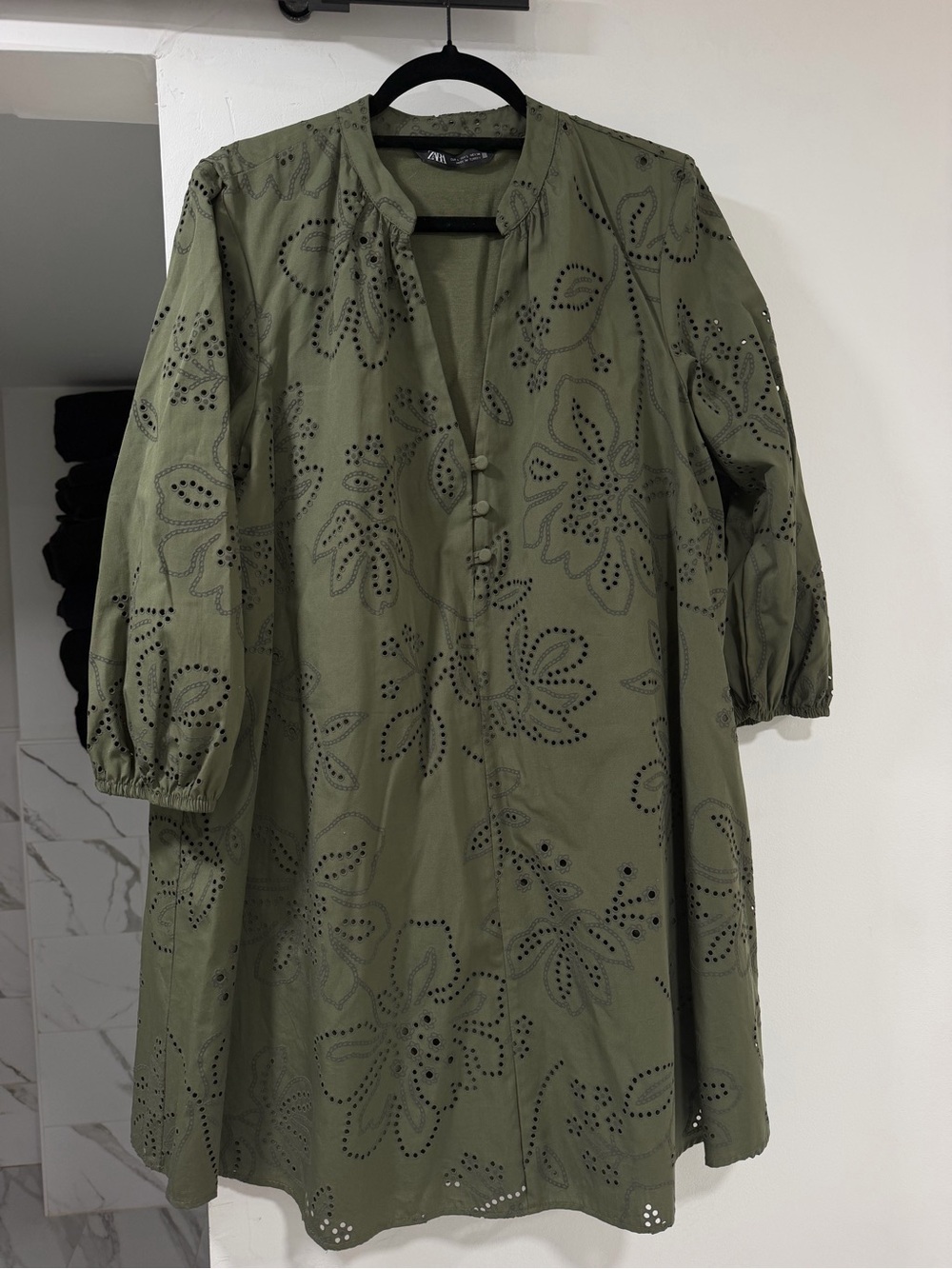Zara Dresses Olive Dress and Off white Midi Dress